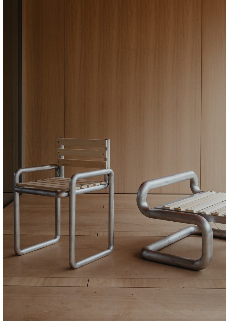 Aluminium chair